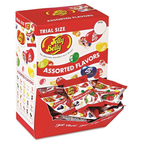 Jelly Belly® Jelly Beans in Assorted Flavors, 0.35oz Bags in Dispenser Box